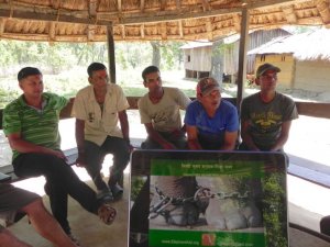 Working with mahouts to improve elephant welfare